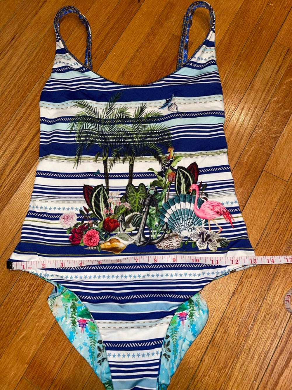 Camilla Moon Garden Reversible One-Piece Swimsuit - Multicolor - Picture 9 of 13